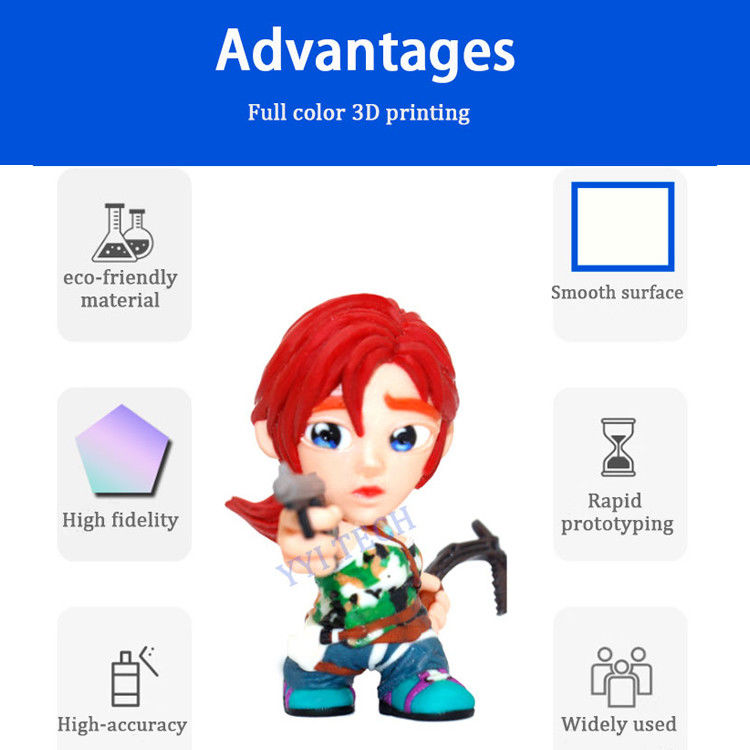 Impresión 3D a todo color personalizada Prototipado rápido con material plástico
