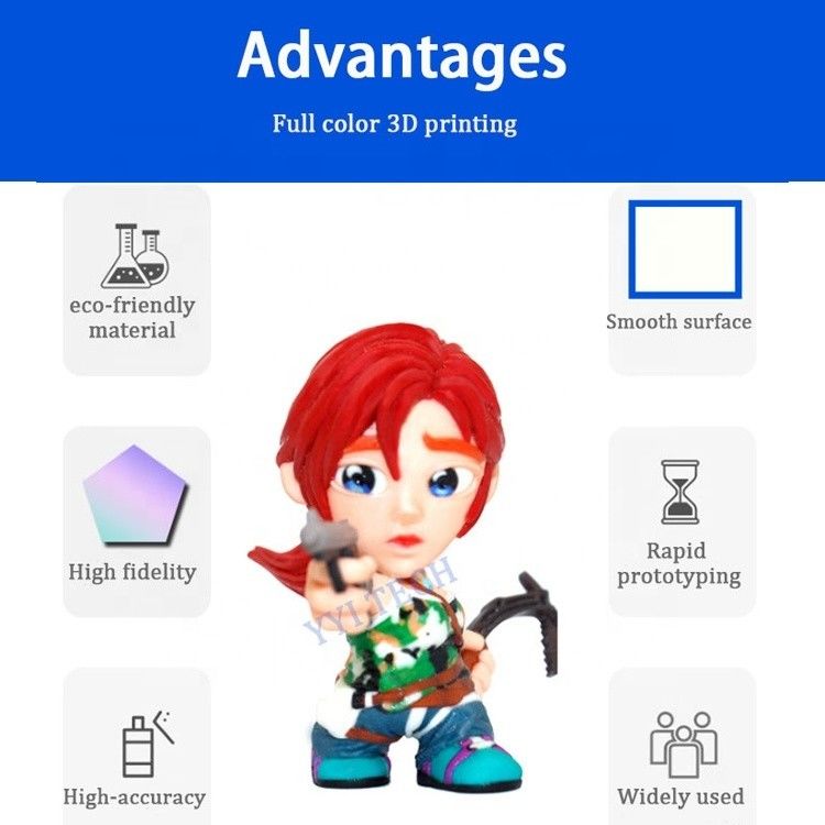 Servicio de impresión 3D a todo color STL personalizado Impresión multicolor de resina Eco amigable
