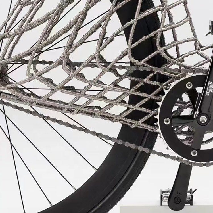 SLM y Modelado de Deposición Fusionada. Partes de Acero Inoxidable y Aluminio con Alta Tolerancia para el Modelo de Bicicleta