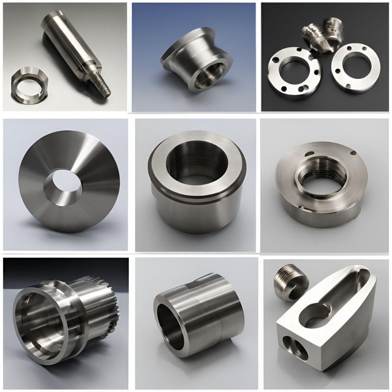 Partes metálicas mecanizadas a medida de aluminio de alta precisión