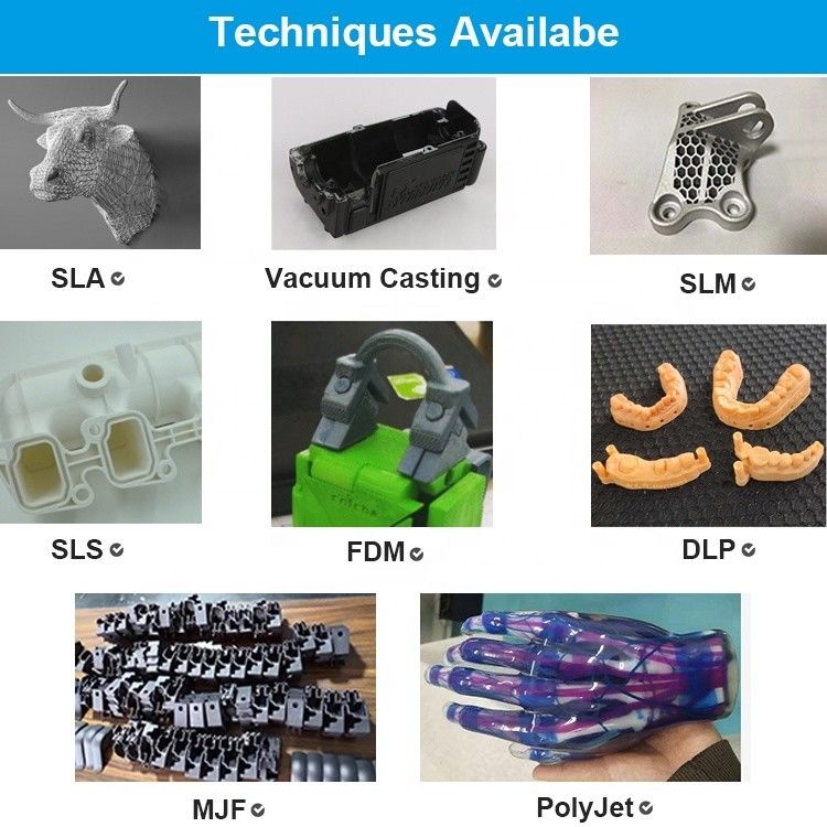 Servicio de impresión 3D multicolor de alta resolución con proceso SLM