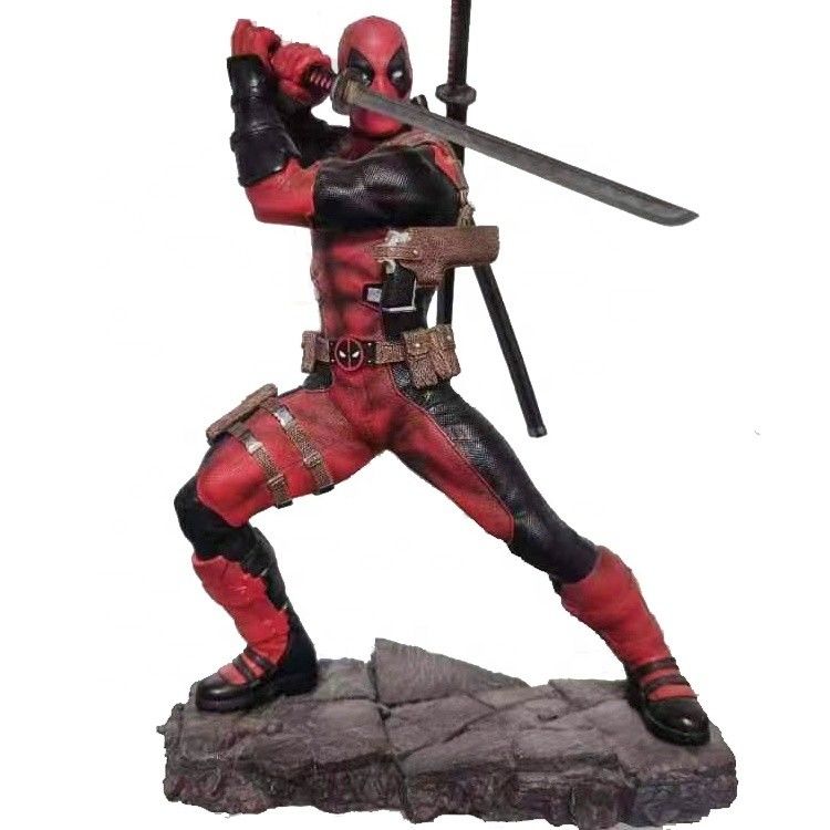 Prototipos de modelos de resina de Deadpool de alta calidad Impresión 3D SLA personalizada y fundición al vacío